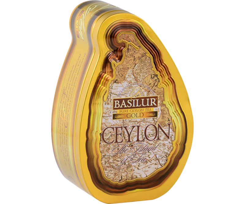 BASILUR GOLDEN TIPS CEYLON CADDY