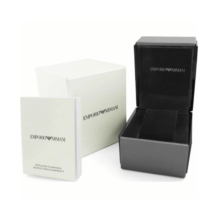 Emporio Armani Giovanni Chronograph White Dial Men's Watch AR11209